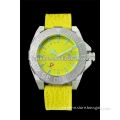 titanium watch waterproof jelly watches yellow watch silicon